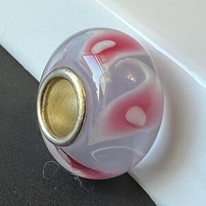 New Murano Glass Charm/Bead for Snake Chain Bracelet or Necklace